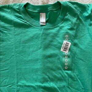 NWT American Apparel Vibrant Green Short Sleeve Tee